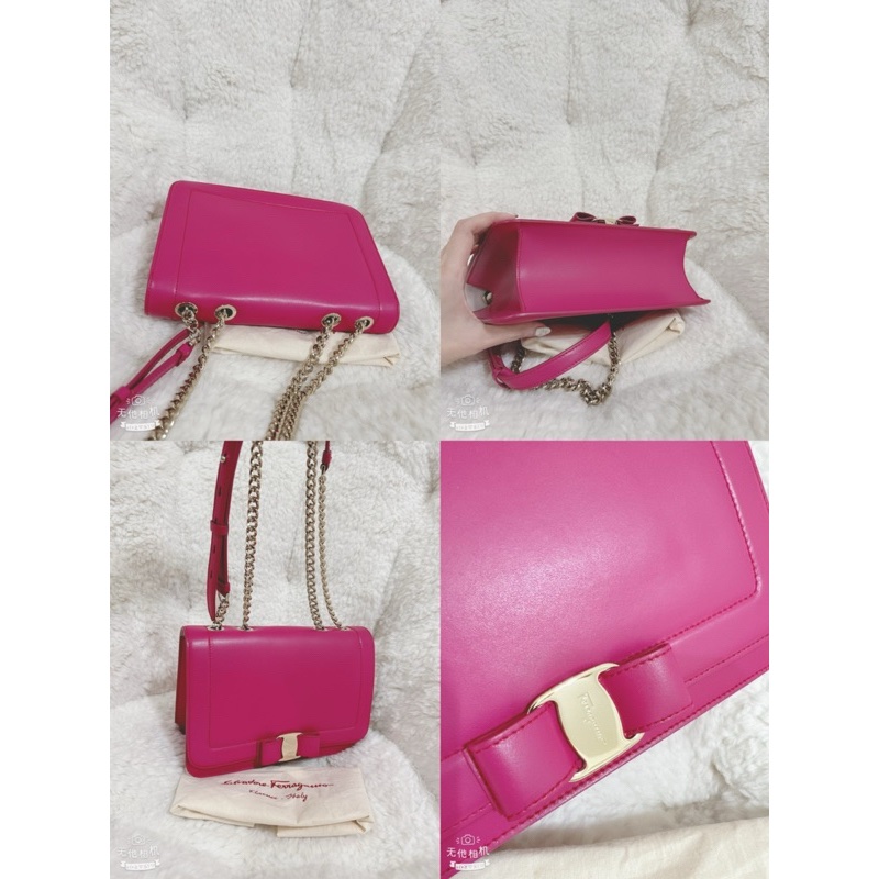 經典Salvatore Ferragamo鏈條包-3