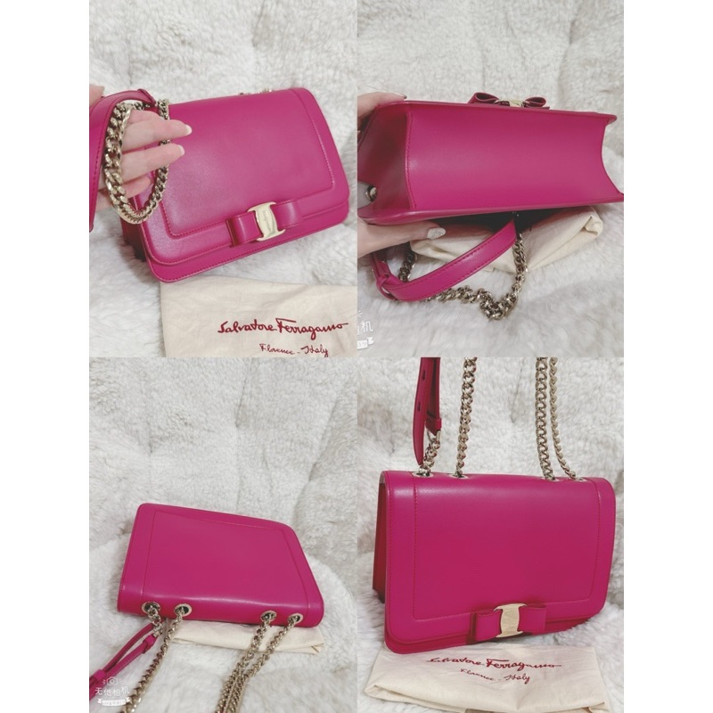 經典Salvatore Ferragamo鏈條包-5