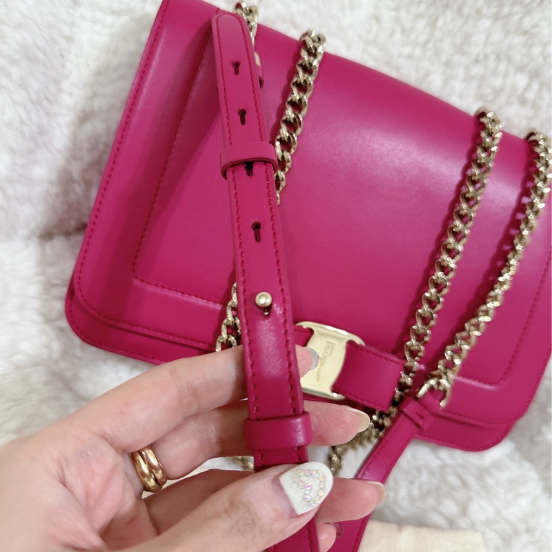 經典Salvatore Ferragamo鏈條包-9