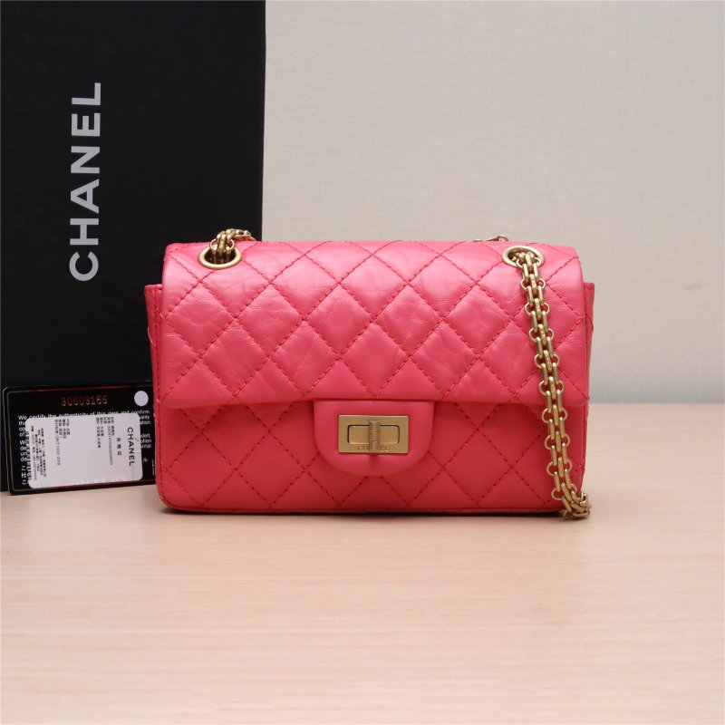 CHANEL 中古黑金羊針扣Woc23黑色羊皮3開肩背包-0