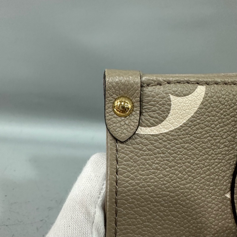 LV M45779 奶茶色牛皮壓紋in the go 斜背背 pm-21