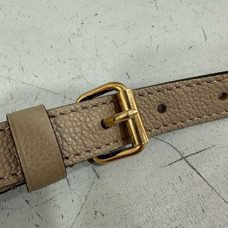 LV M45779 奶茶色牛皮壓紋in the go 斜背背 pm-44