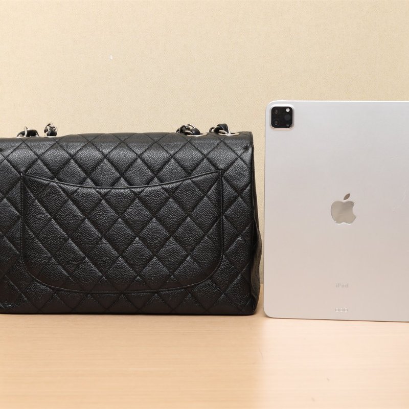 CHANEL 中古布面項鏈包單肩包紅色1開肩背包-4