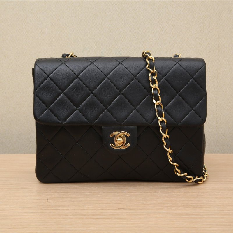 CHANEL 中古唇膏包腰包米白色0開肩背包-0