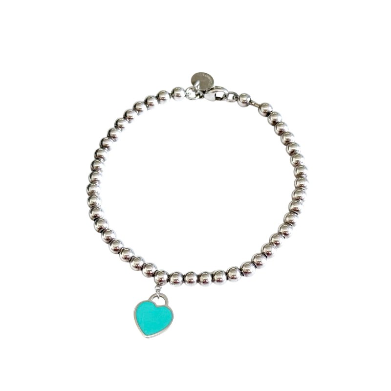 TIFFANY & CO. Return To Tiffany 純銀 愛心🩷 手鏈-4