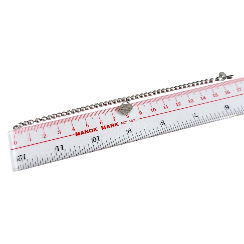 TIFFANY & CO. Return To Tiffany 純銀 愛心🩷 手鏈-8