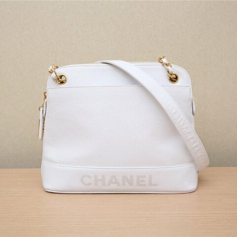 CHANEL 中古腰包有腰帶藍黑2開肩背包