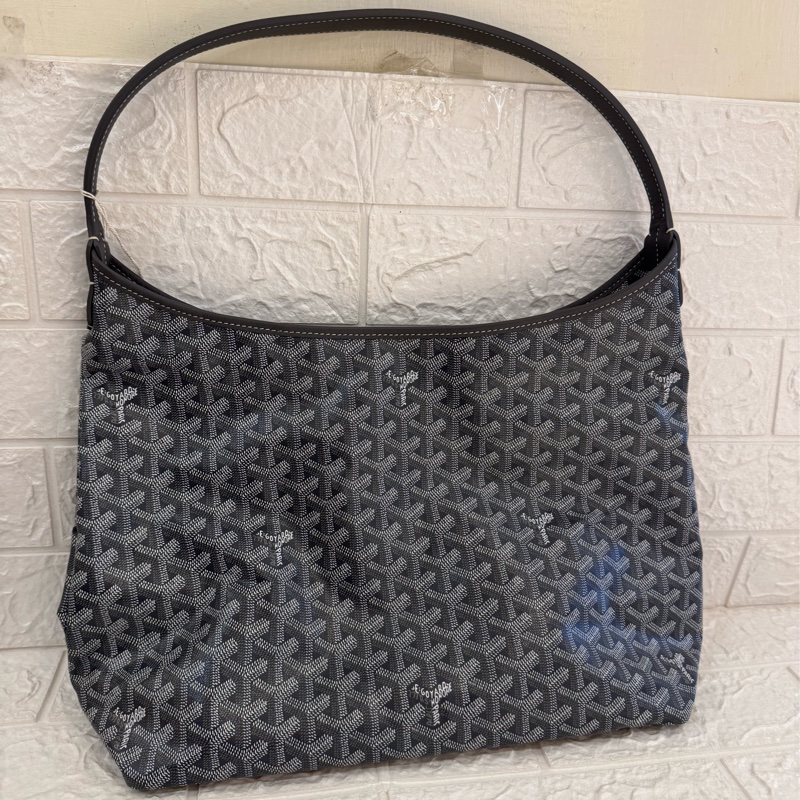 Goyard灰色滿版hobo肩背包-1