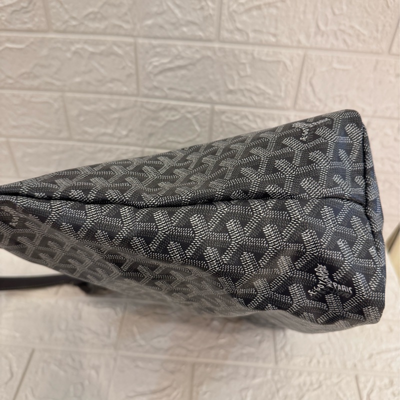 Goyard灰色滿版hobo肩背包-7