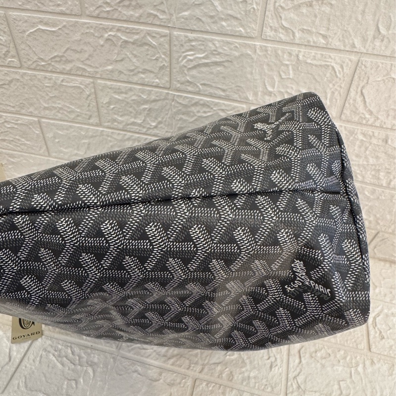 Goyard灰色滿版hobo肩背包-9