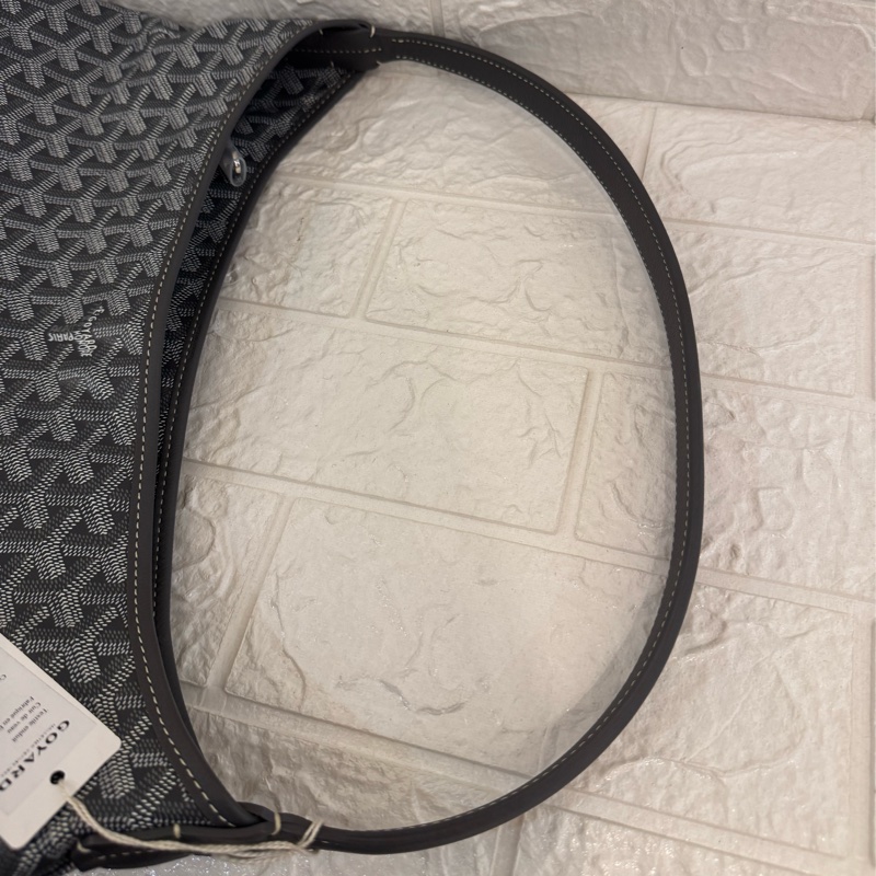 Goyard灰色滿版hobo肩背包-14