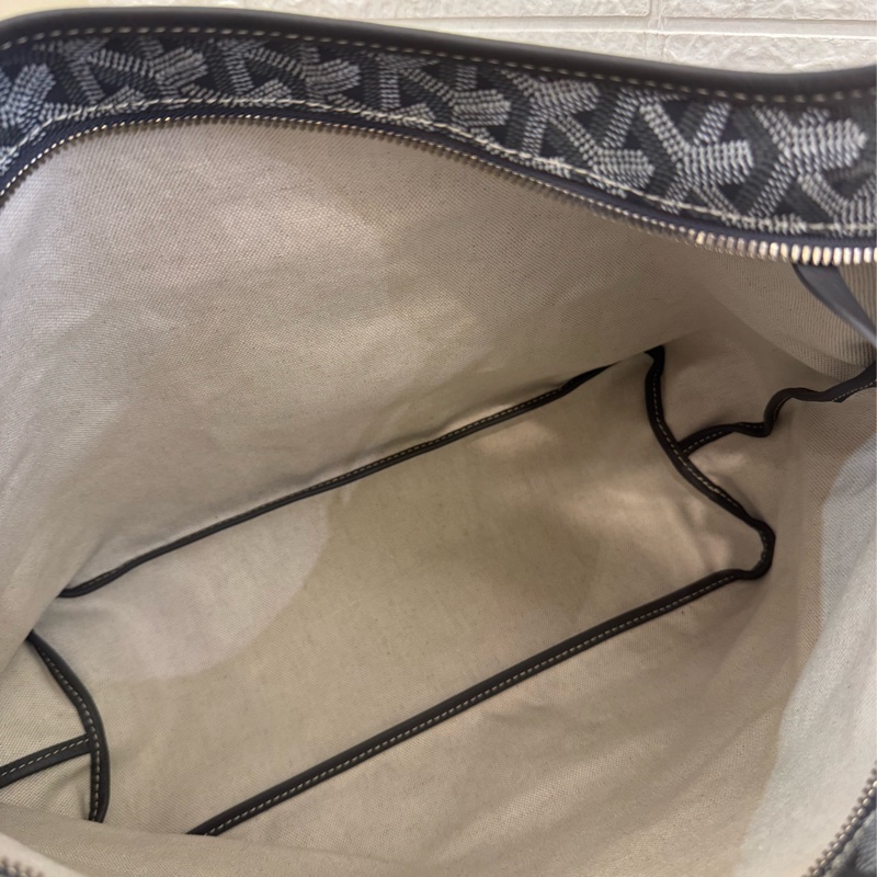 Goyard灰色滿版hobo肩背包-17