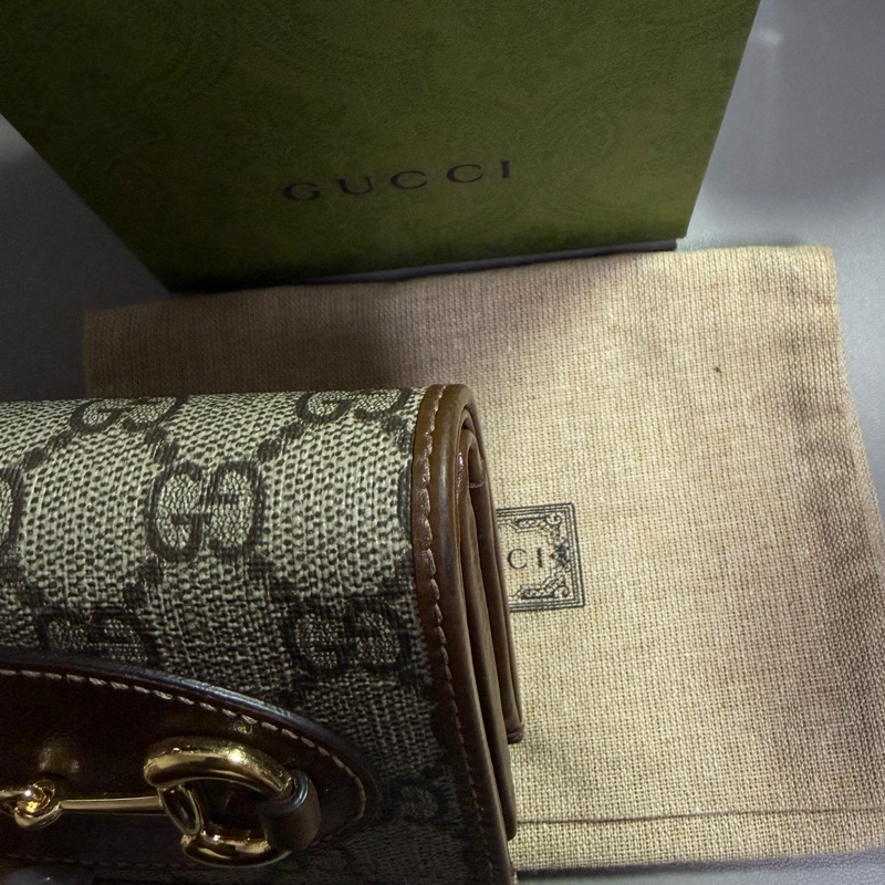Gucci Horsebit 1955系列短夾-12