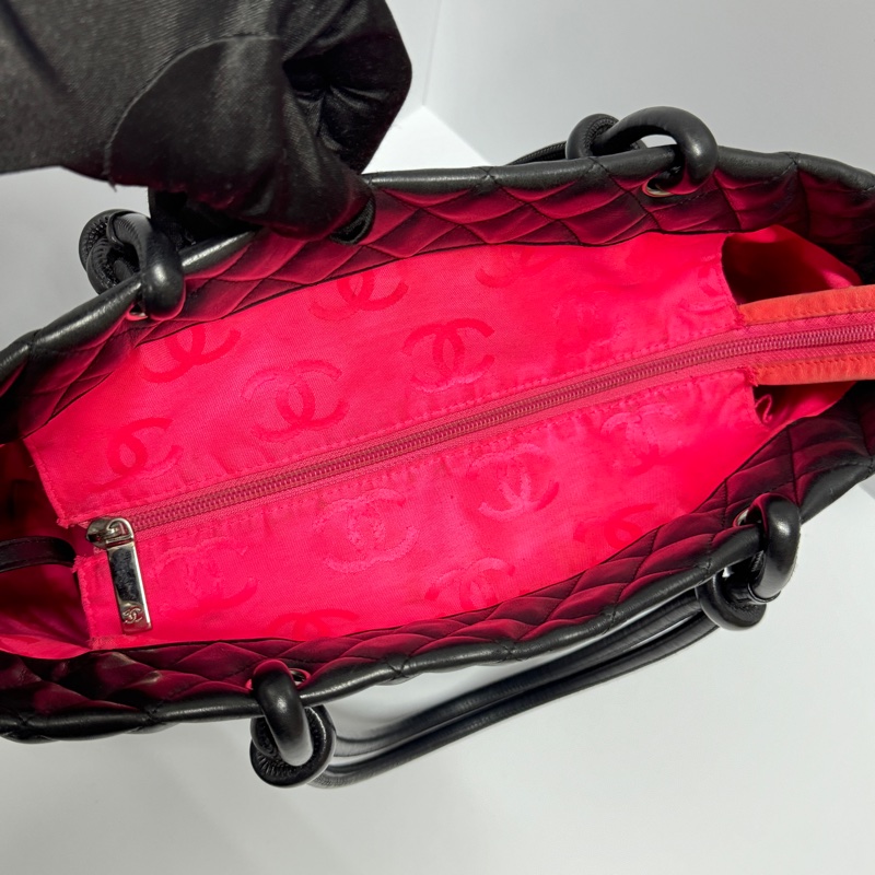 (軟糯糯🤤) Chanel “so black” 康朋 托特包 專櫃23萬!-18