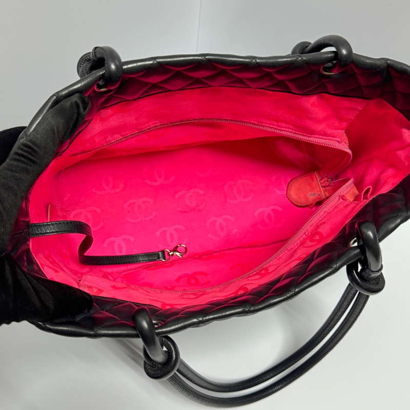 (軟糯糯🤤) Chanel “so black” 康朋 托特包 專櫃23萬!-19