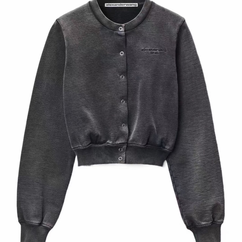 Alexander Wang 外套 #XS S M 水洗灰黑色-1