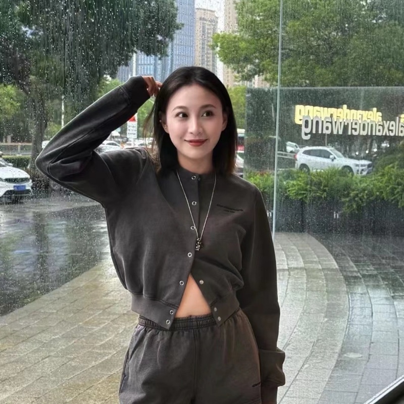 Alexander Wang 外套 #XS S M 水洗灰黑色-3