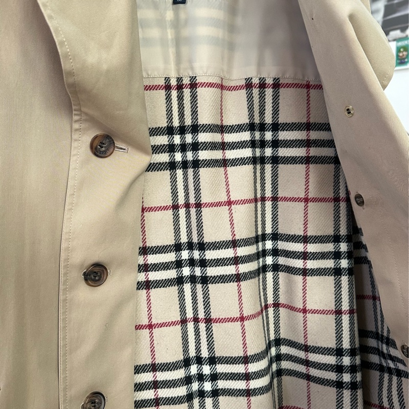BURBERRY 米色風衣外套-2