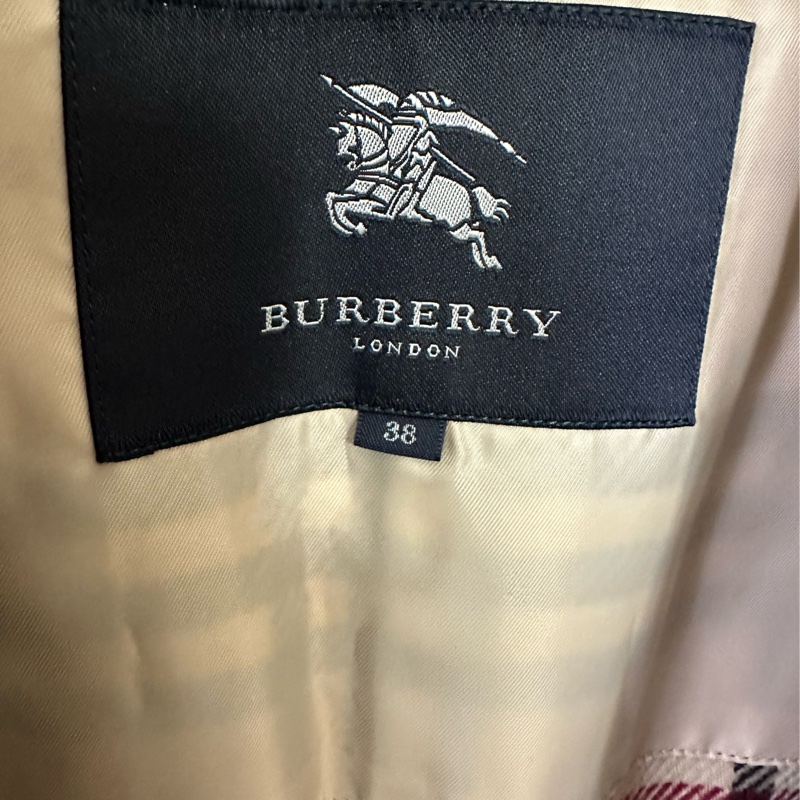 BURBERRY 米色風衣外套-10