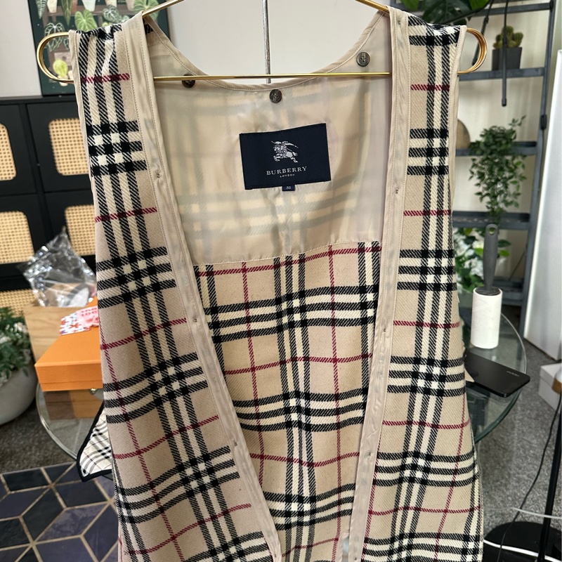 BURBERRY 米色風衣外套-23