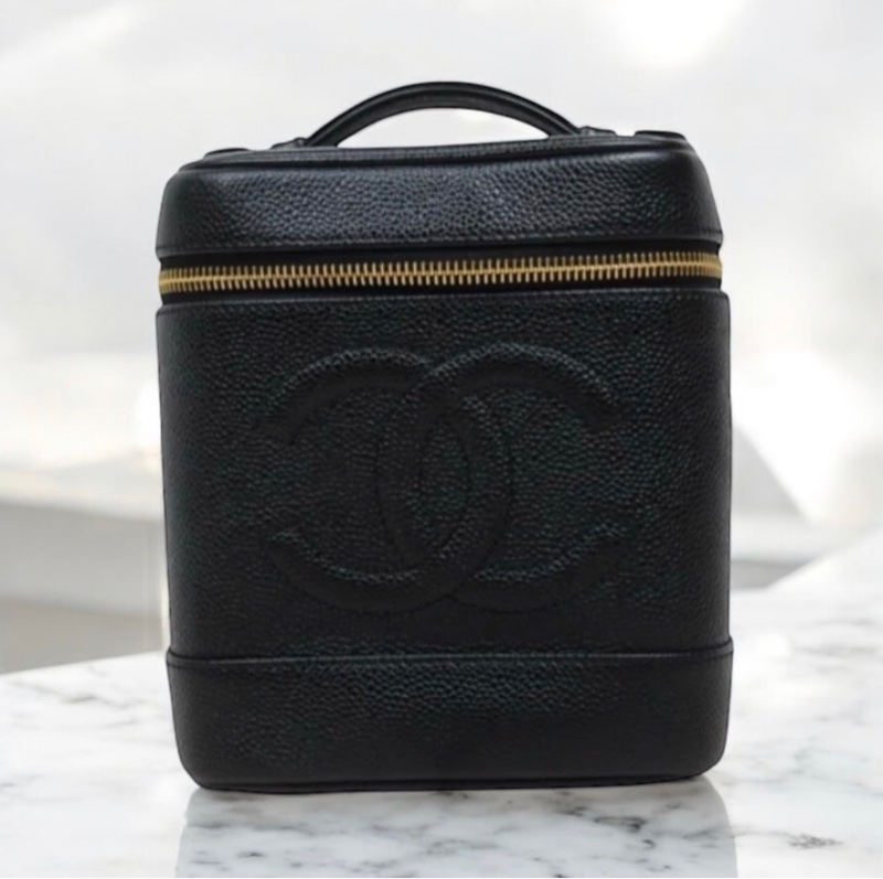 「JL精品代購」 97新 Chanel化妝盒 手提包-0