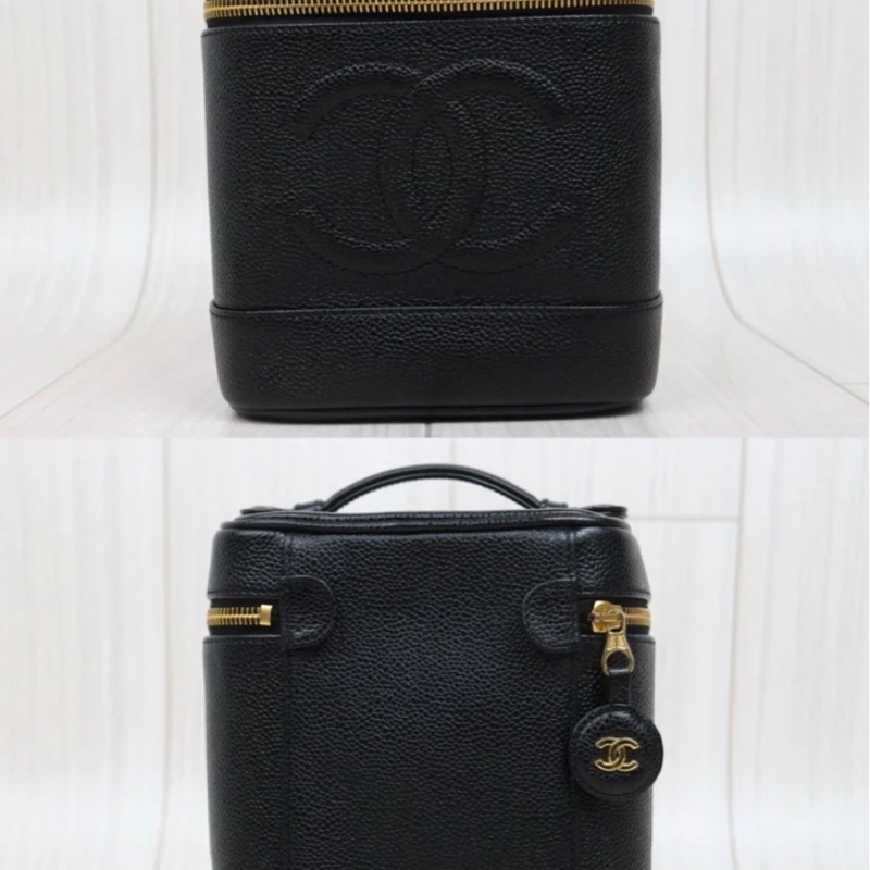 「JL精品代購」 97新 Chanel化妝盒 手提包-1