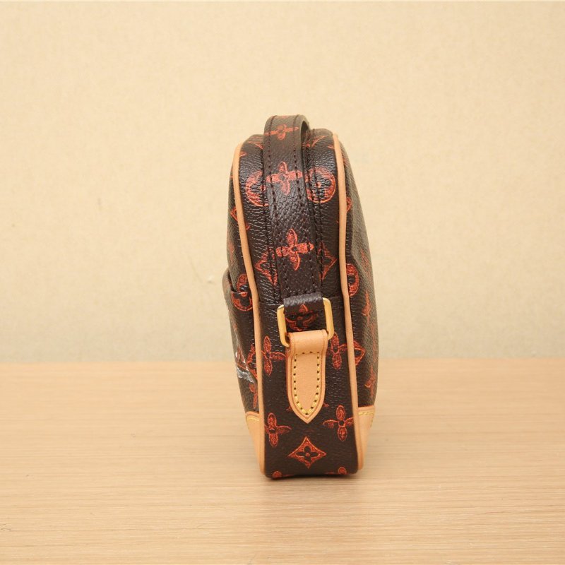 LOUIS VUITTON 中古豎版王菲包老花肩背包-2