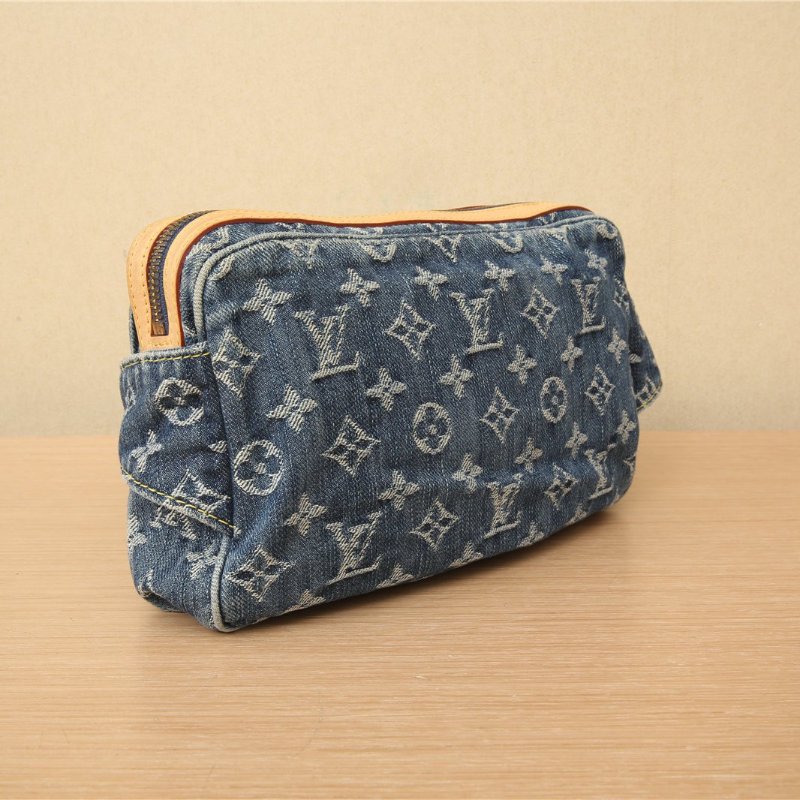 LOUIS VUITTON 中古豎版王菲包老花肩帶後換肩背包-3