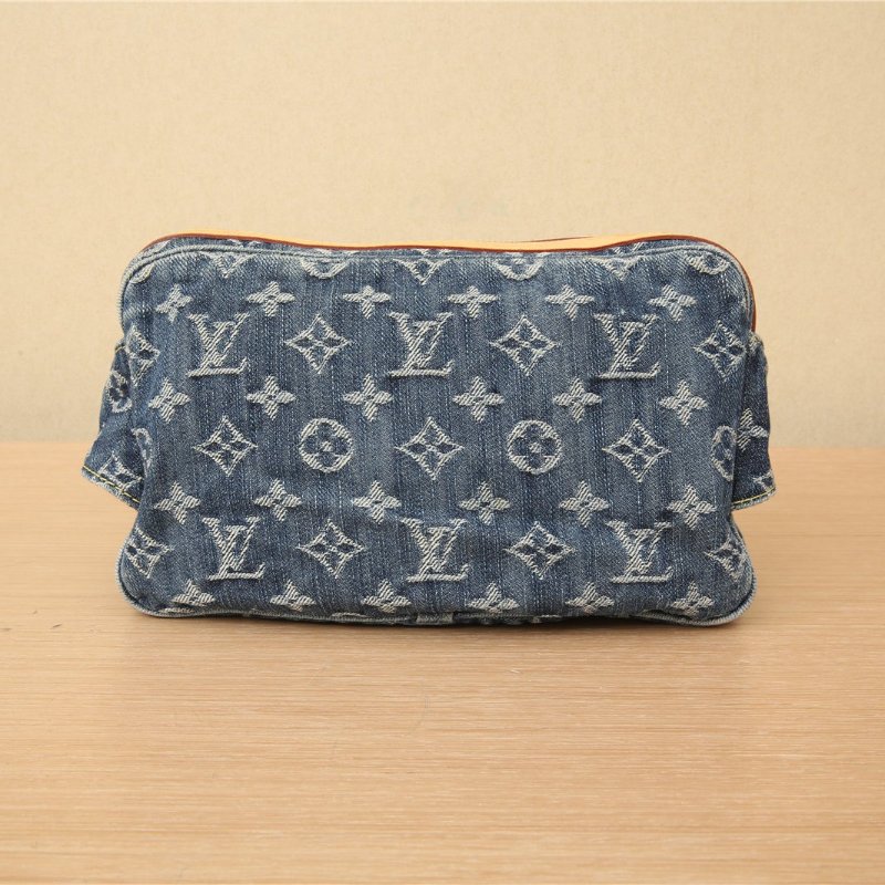 LOUIS VUITTON 中古豎版王菲包老花肩帶後換肩背包-4