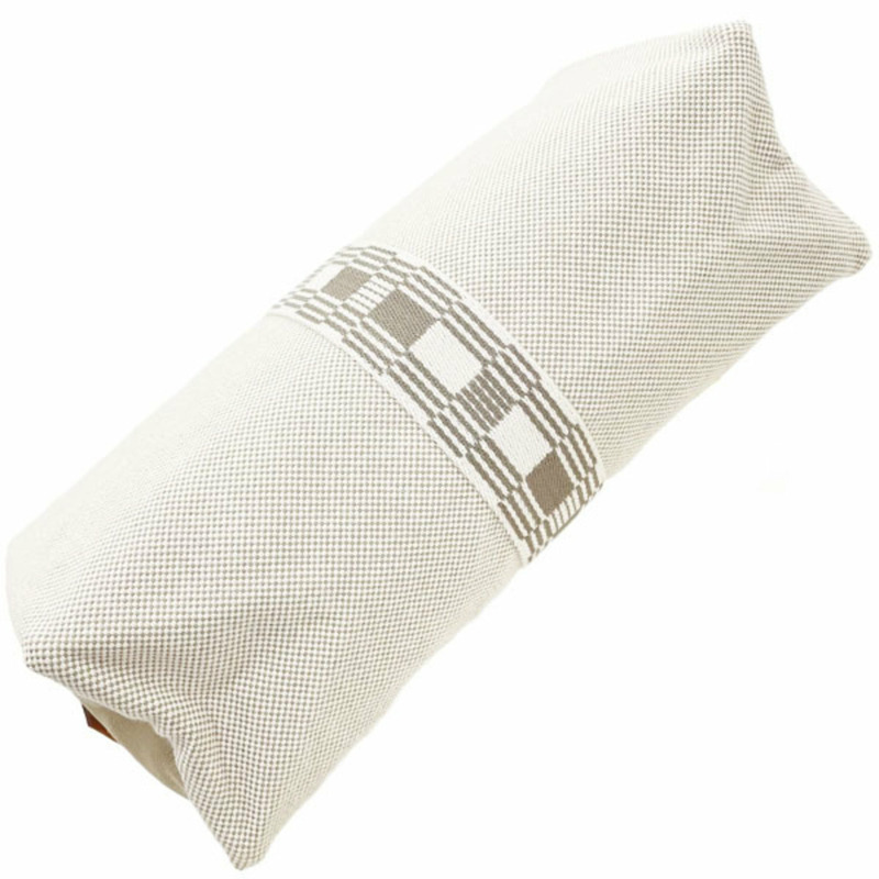 愛馬仕 Hermès Jime Tou GM Toile H 棉帆布手拿包,米色。這款多功能手拿包可用作手拿包、備用包或包中包。 (ASK-15957)-2