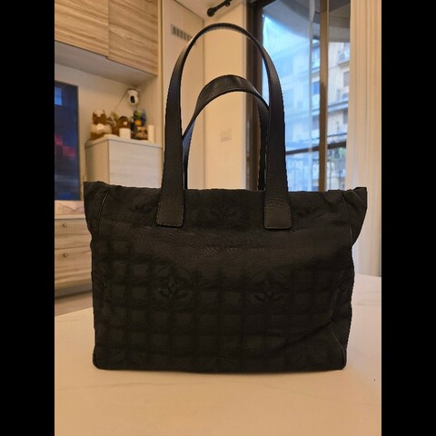 Chanel 黑色托特包肩背包