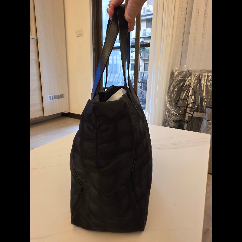 Chanel 黑色托特包肩背包-2