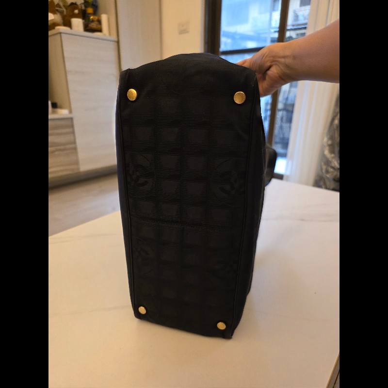 Chanel 黑色托特包肩背包-3