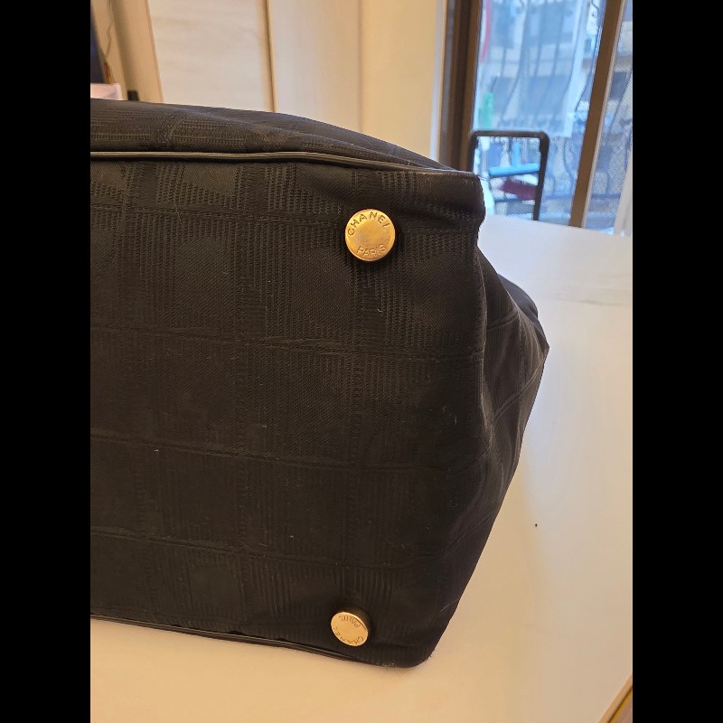 Chanel 黑色托特包肩背包-9