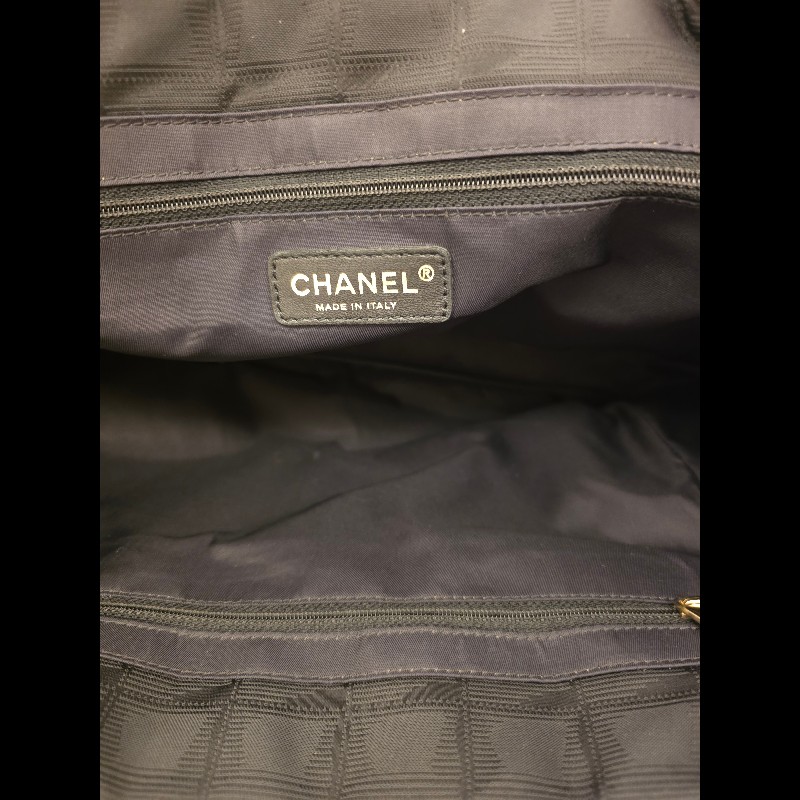 Chanel 黑色托特包肩背包-13