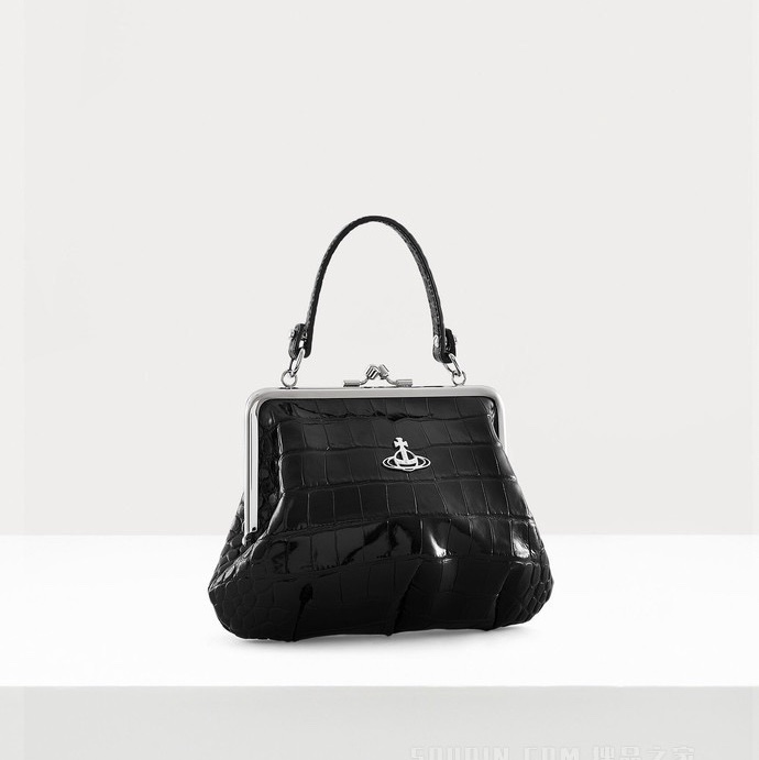 Vivienne Westwood 西太后 鱷魚紋 鏈條 單肩包-3