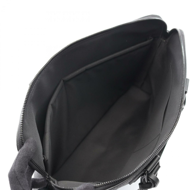 路易威登 Take Off 男士黑色粒面皮革 Aerogram 圖案公事包,M59159-2