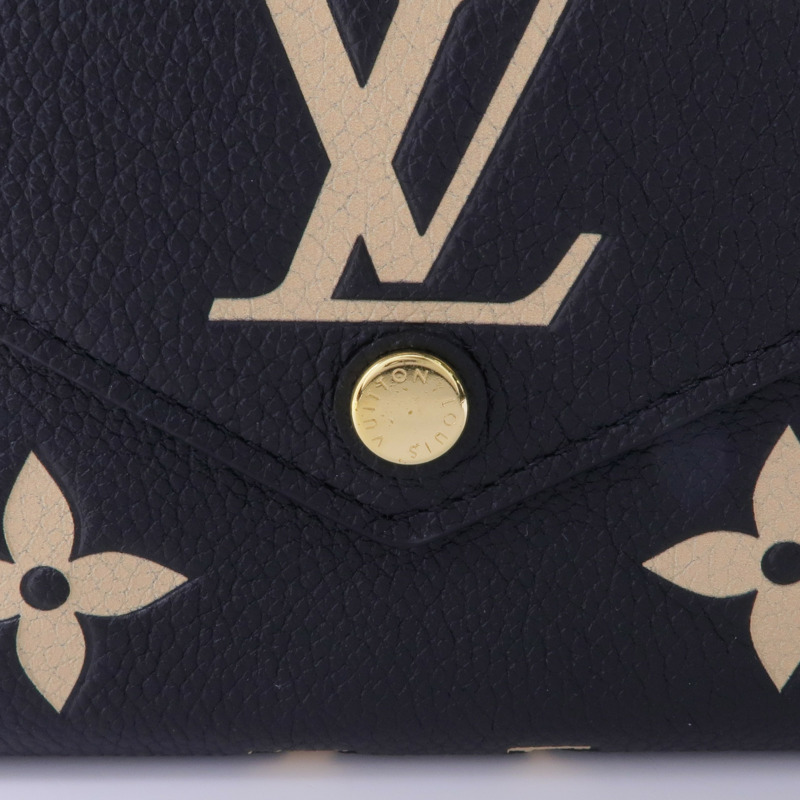 LOUIS VUITTON Monogram Empreinte Victorine Wallet金扣錢包-10