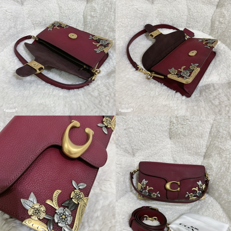 全新 coach tabby 26(立體金屬花)-1