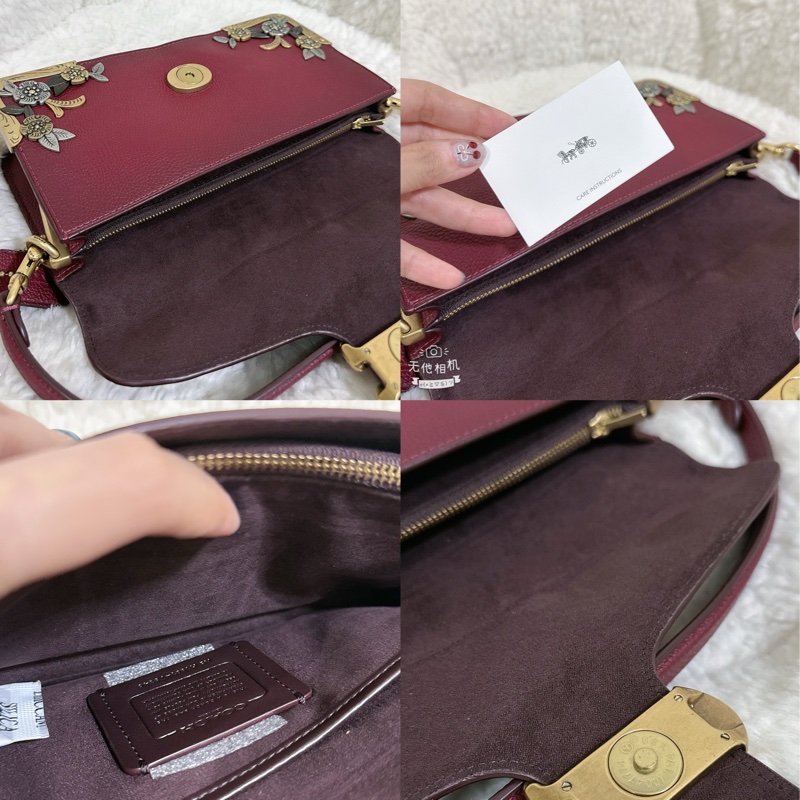 全新 coach tabby 26(立體金屬花)-4