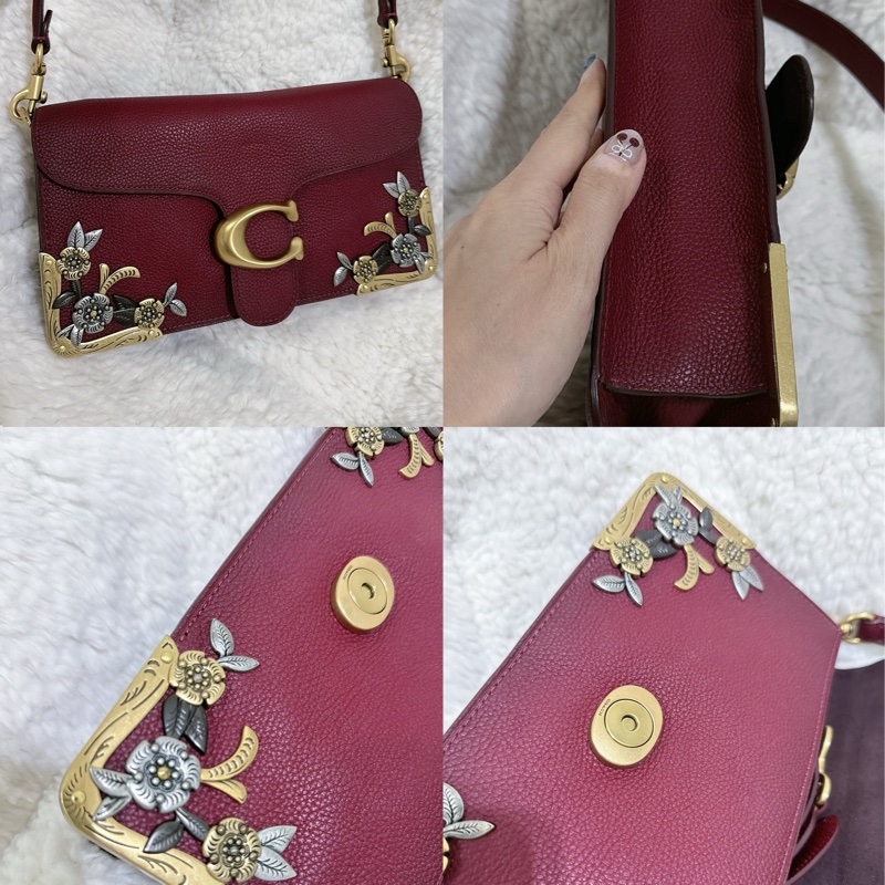 全新 coach tabby 26(立體金屬花)-6