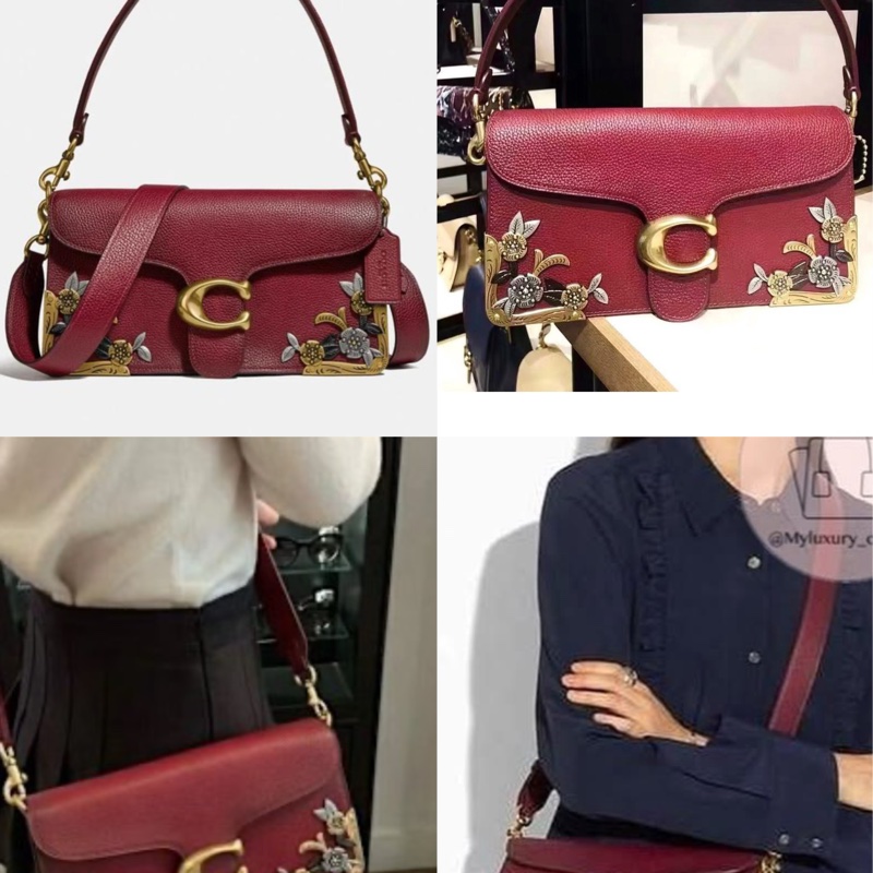 全新 coach tabby 26(立體金屬花)-8