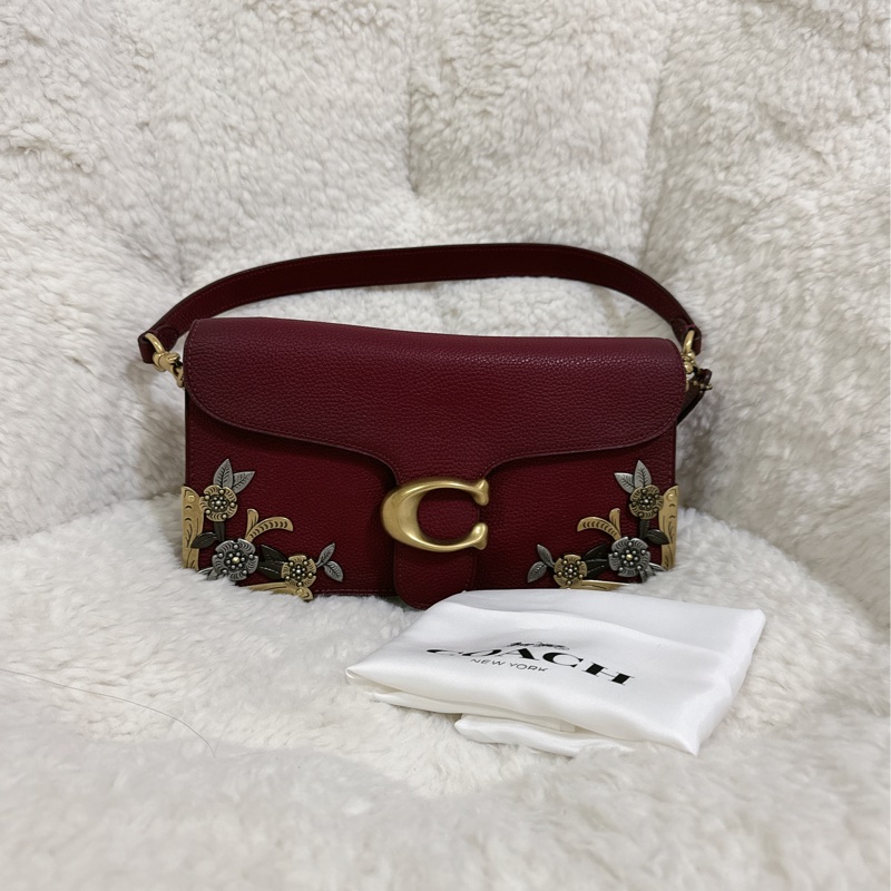 全新 coach tabby 26(立體金屬花)-9