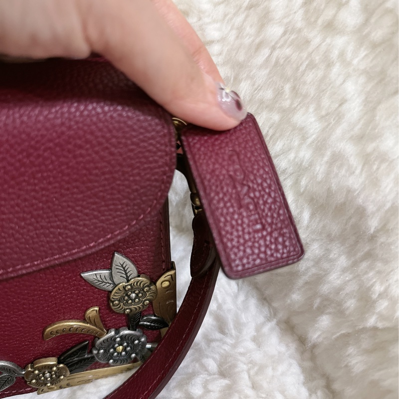 全新 coach tabby 26(立體金屬花)-11