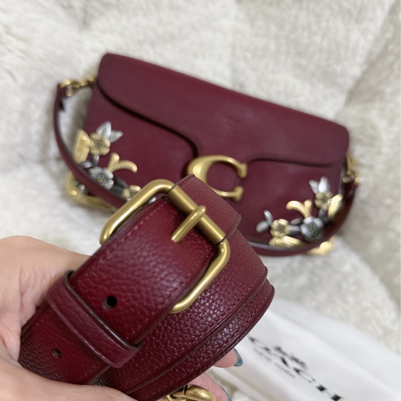 全新 coach tabby 26(立體金屬花)-12