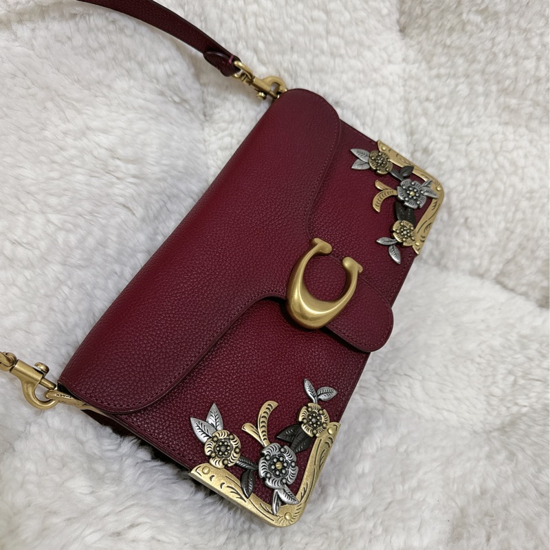 全新 coach tabby 26(立體金屬花)-14
