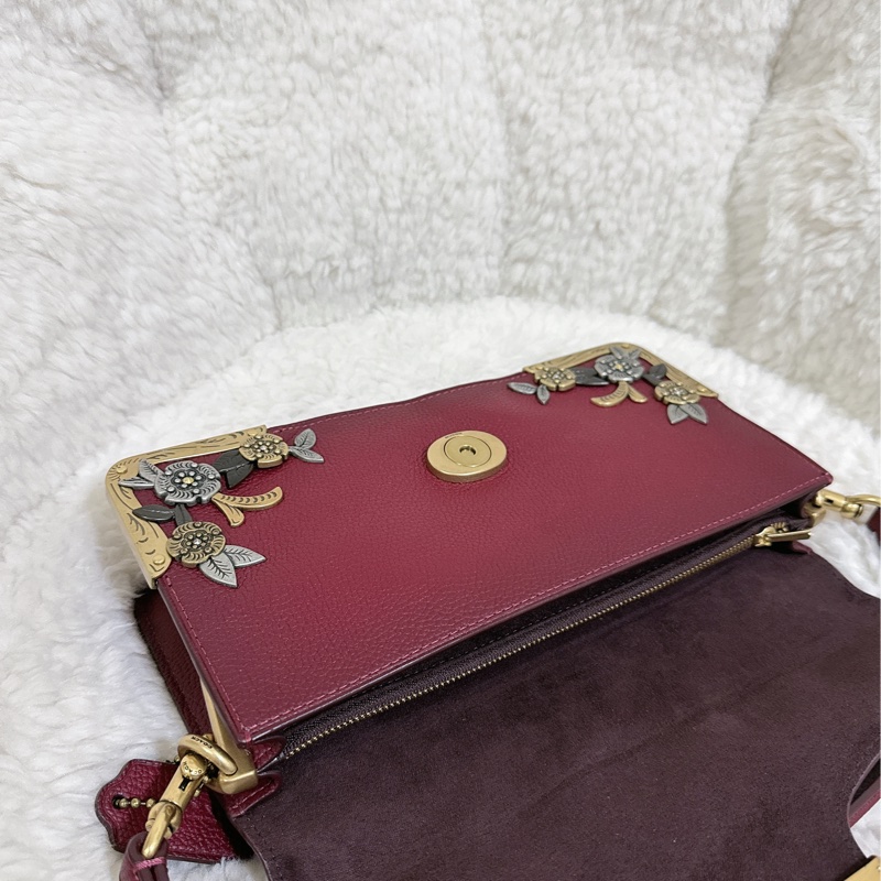 全新 coach tabby 26(立體金屬花)-22