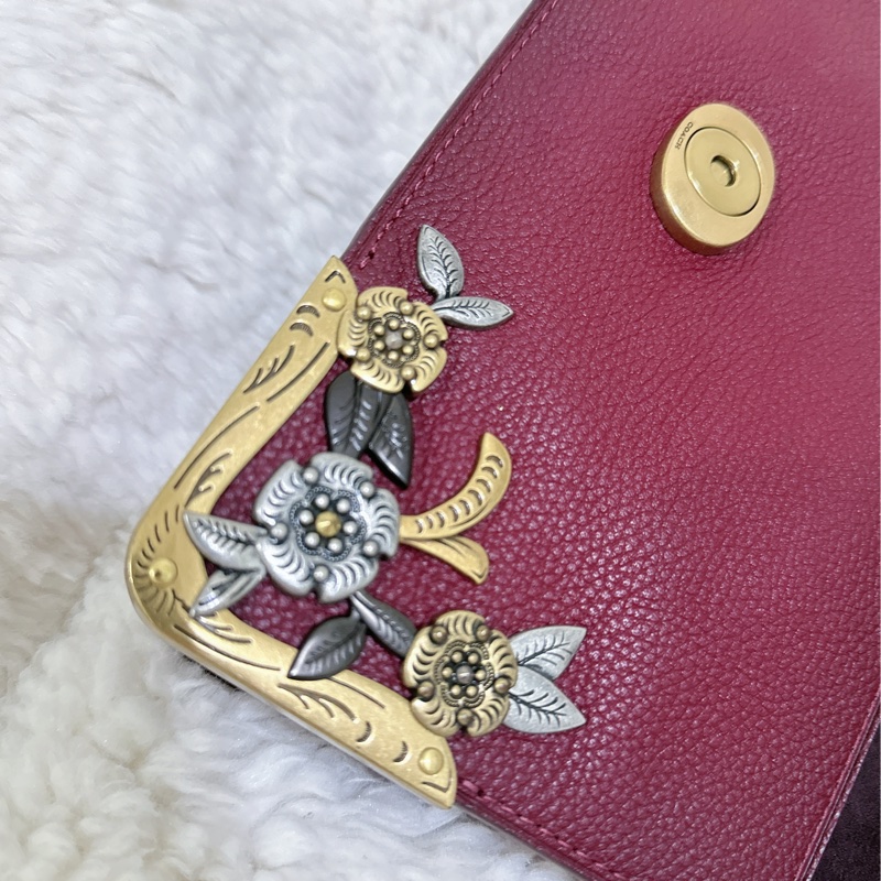 全新 coach tabby 26(立體金屬花)-24