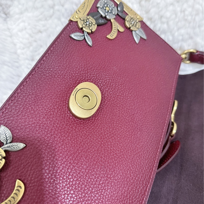 全新 coach tabby 26(立體金屬花)-25