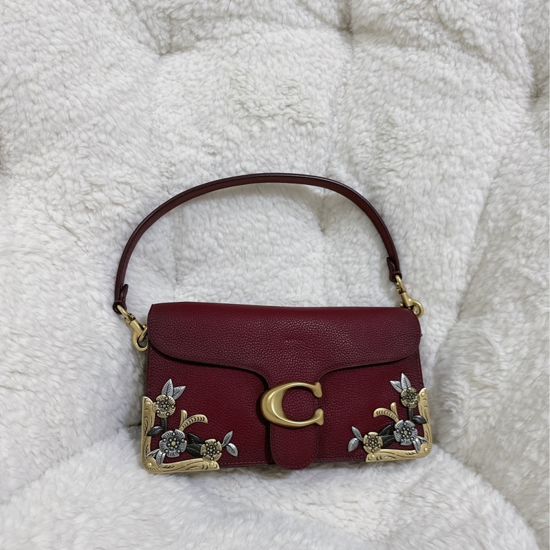 全新 coach tabby 26(立體金屬花)-32